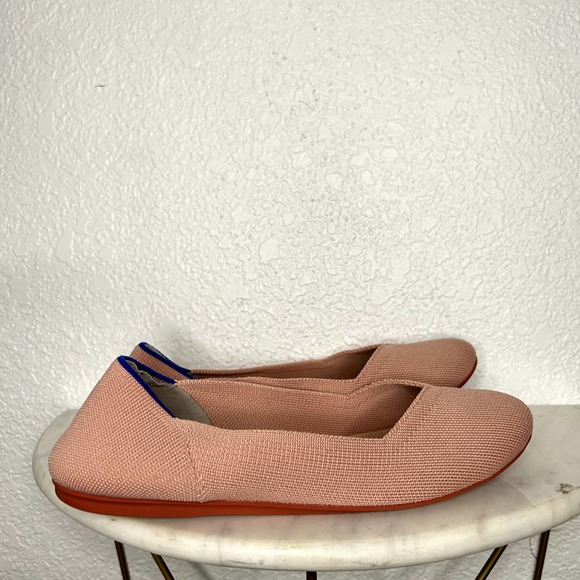 Rothy's The Flat Pink Coral Womens Size 9 Ballet Flat Round Toe Retired - Picture 5 of 16
